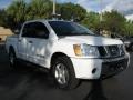 2007 White Nissan Titan SE Crew Cab  photo #1