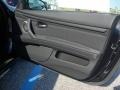2012 BMW M3 Black Interior Door Panel Photo