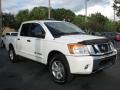 Blizzard White 2010 Nissan Titan LE Crew Cab