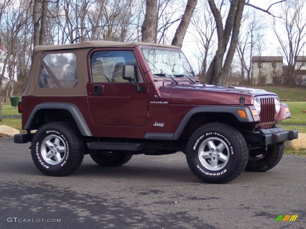 Sienna Pearl 2001 Jeep Wrangler SE 4x4 Exterior Photo #58798809