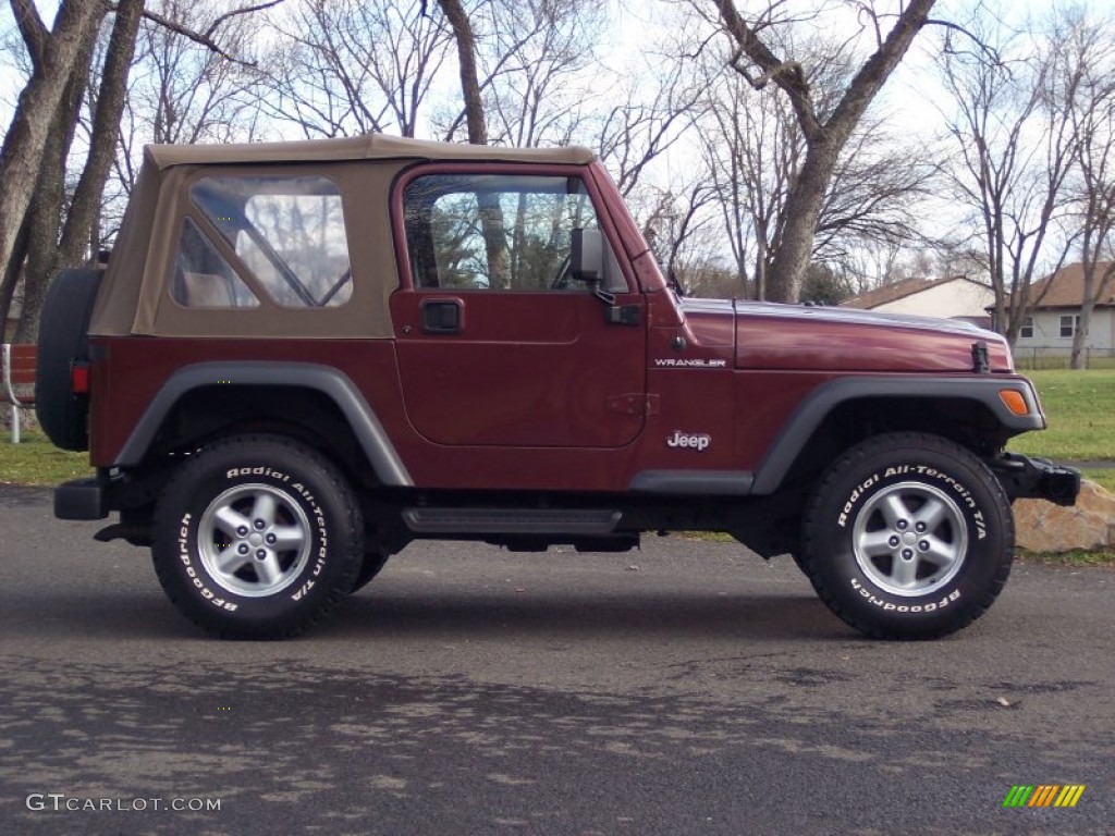 Sienna Pearl 2001 Jeep Wrangler SE 4x4 Exterior Photo #58798820