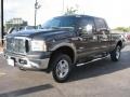 2007 Dark Shadow Grey Metallic Ford F250 Super Duty Lariat Crew Cab 4x4  photo #5