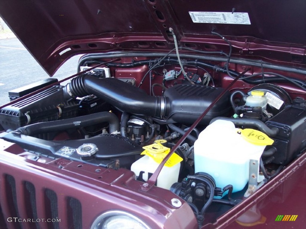 2001 Jeep Wrangler SE 4x4 2.5 Liter OHV 8-Valve 4 Cylinder Engine Photo #58799280