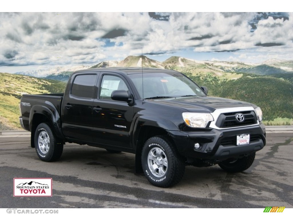 2012 Tacoma V6 SR5 Double Cab 4x4 - Black / Graphite photo #1