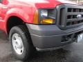 2005 Red Clearcoat Ford F250 Super Duty XL SuperCab 4x4  photo #2