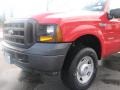 2005 Red Clearcoat Ford F250 Super Duty XL SuperCab 4x4  photo #4