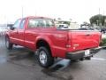 2005 Red Clearcoat Ford F250 Super Duty XL SuperCab 4x4  photo #7