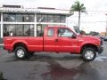 2005 Red Clearcoat Ford F250 Super Duty XL SuperCab 4x4  photo #10