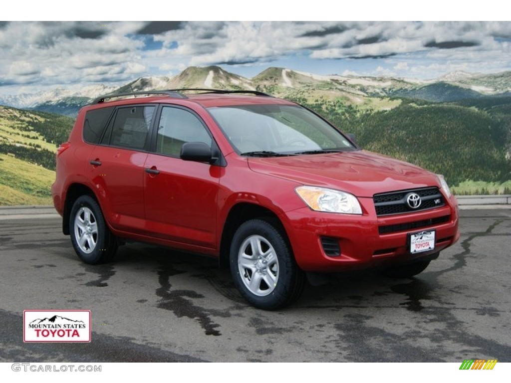 2011 RAV4 V6 4WD - Barcelona Red Metallic / Sand Beige photo #1