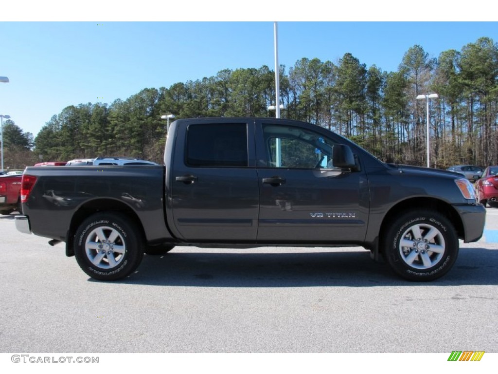 2012 Titan SV Crew Cab - Smoke Gray / Charcoal photo #5