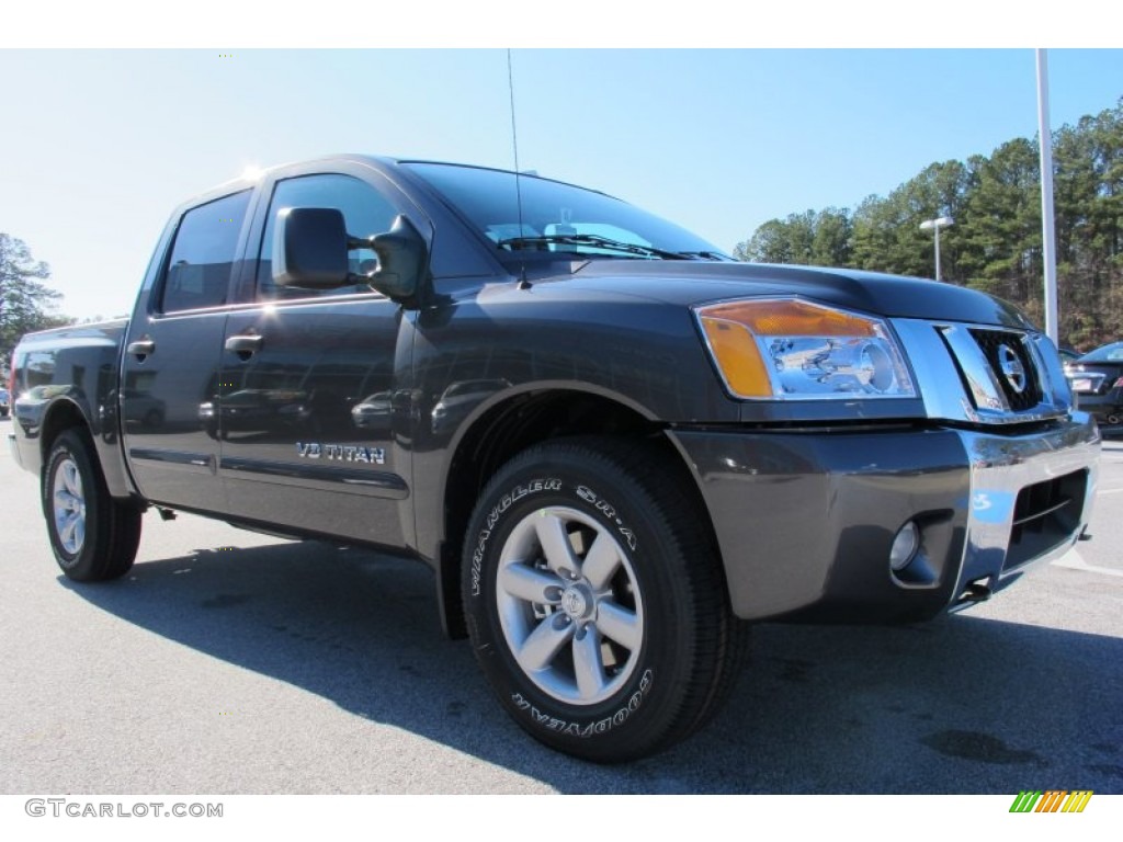 2012 Titan SV Crew Cab - Smoke Gray / Charcoal photo #6