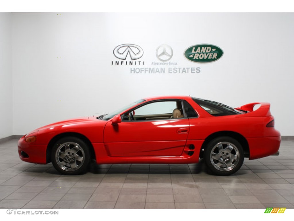 1997 3000GT SL - Caracas Red / Tan photo #2