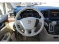 Beige 2012 Nissan Quest 3.5 S Steering Wheel
