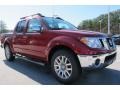 2012 Red Brick Nissan Frontier SL Crew Cab  photo #6