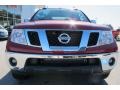 2012 Red Brick Nissan Frontier SL Crew Cab  photo #7