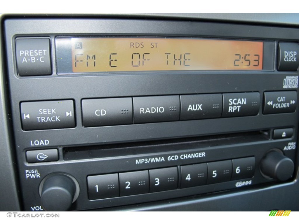 2012 Nissan Titan SV Heavy Metal Chrome Edition Crew Cab Audio System Photo #58803057