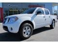 2012 Avalanche White Nissan Frontier SV Crew Cab  photo #1