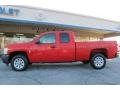 2011 Victory Red Chevrolet Silverado 1500 Extended Cab  photo #4