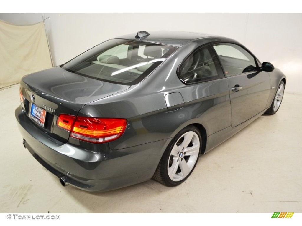 2009 3 Series 335i Coupe - Space Grey Metallic / Grey photo #5