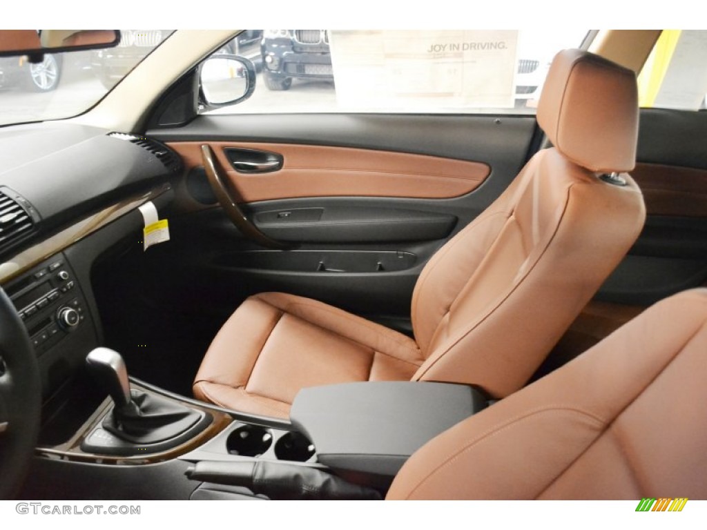 Terracotta Interior 2012 BMW 1 Series 128i Coupe Photo #58805274