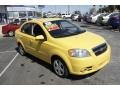 2011 Summer Yellow Chevrolet Aveo LT Sedan  photo #3