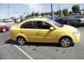 2011 Summer Yellow Chevrolet Aveo LT Sedan  photo #4