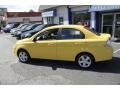 2011 Summer Yellow Chevrolet Aveo LT Sedan  photo #11