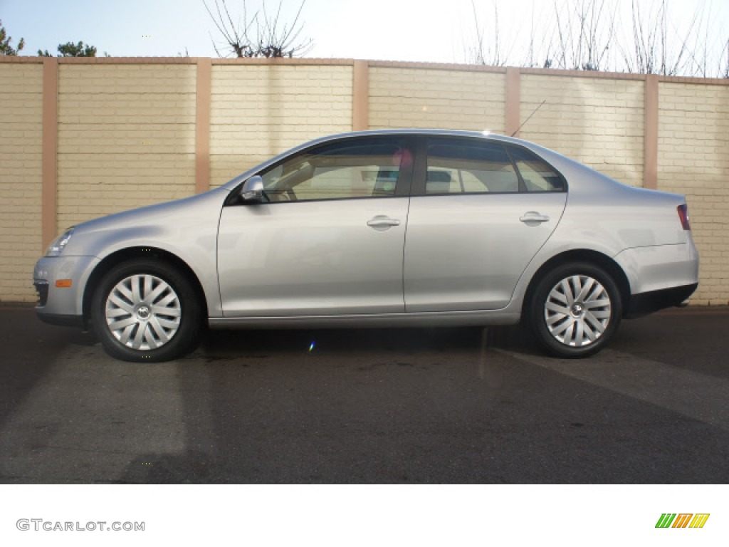 2010 Jetta S Sedan - Reflex Silver Metallic / Titan Black photo #3