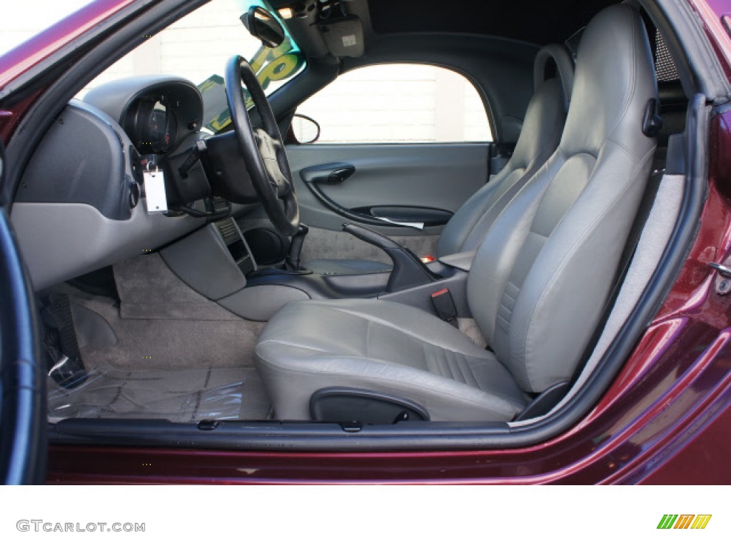 Graphite Grey Interior 1997 Porsche Boxster Standard Boxster Model Photo #58805990