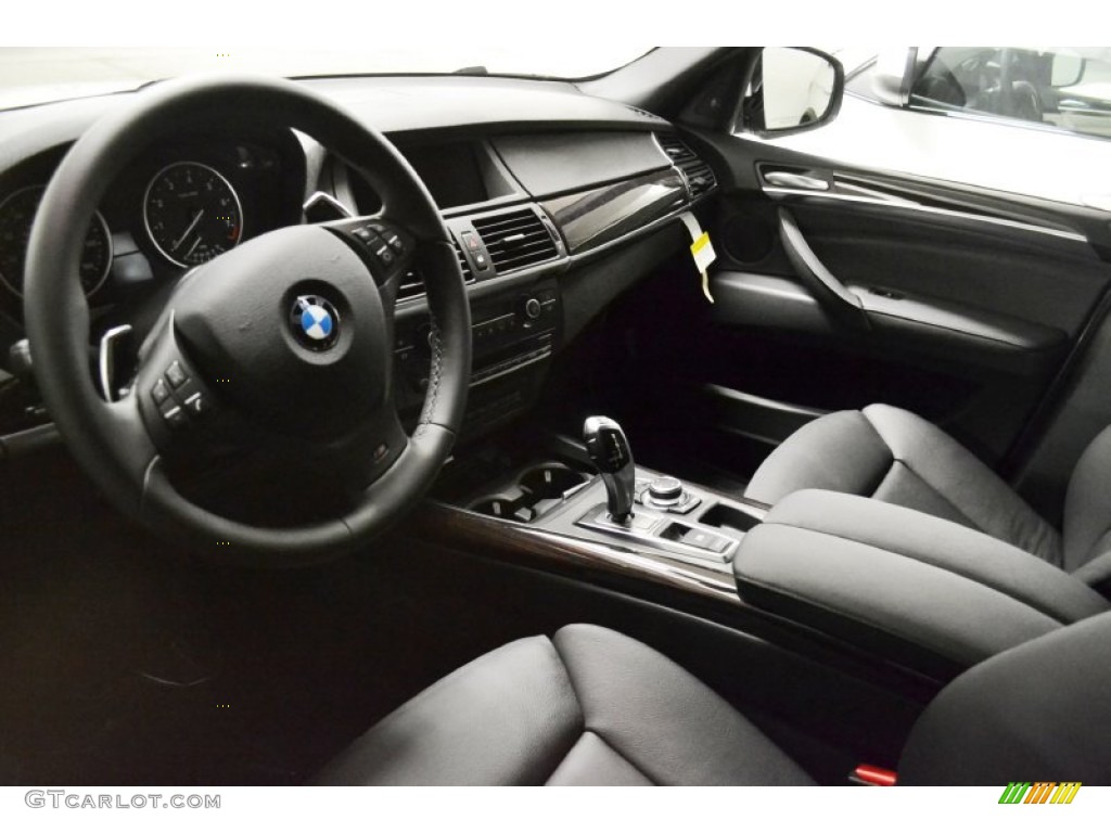 Black Interior 2012 BMW X5 xDrive50i Photo #58806045