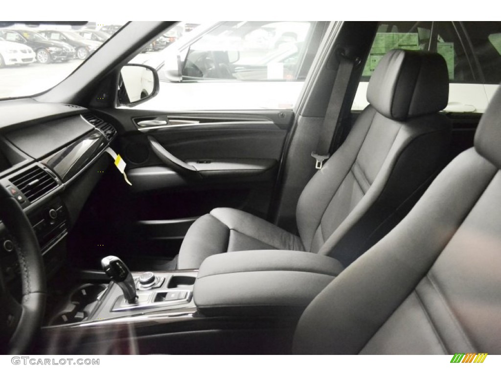 Black Interior 2012 BMW X5 xDrive50i Photo #58806054