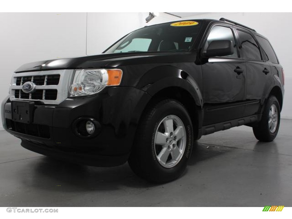 2009 Escape XLT V6 4WD - Black / Charcoal photo #1