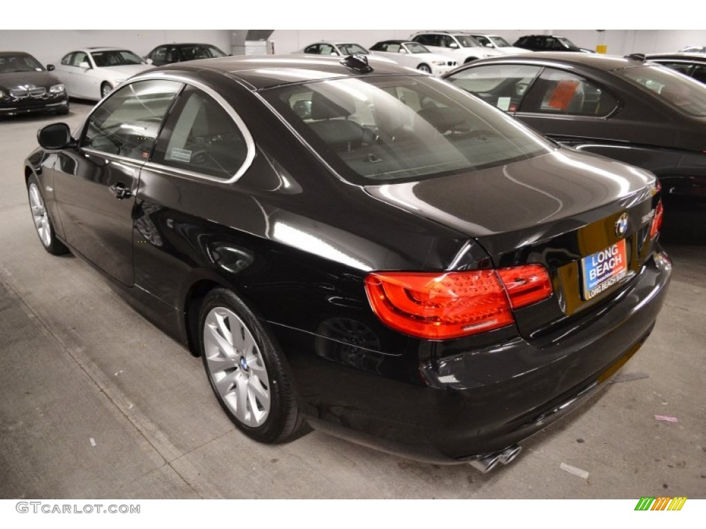 2012 3 Series 328i Coupe - Jet Black / Black photo #4