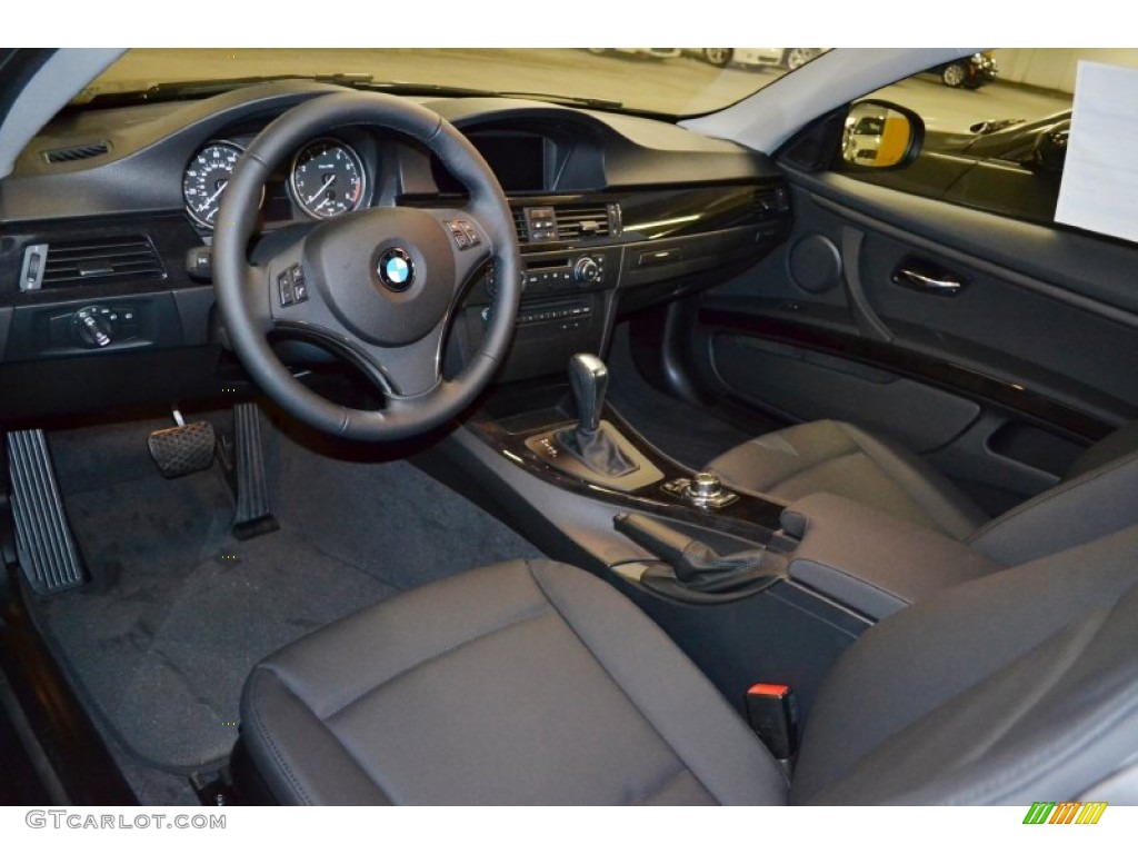 2012 3 Series 328i Coupe - Jet Black / Black photo #5