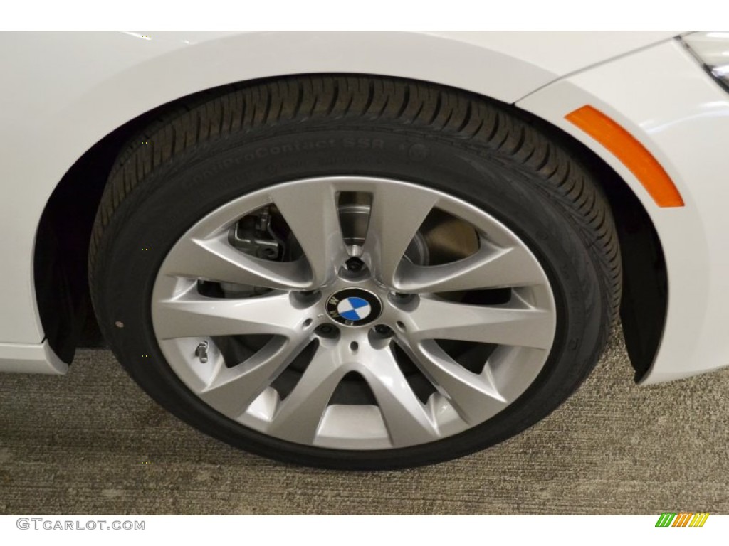 2012 3 Series 328i Coupe - Mineral White Metallic / Black photo #2