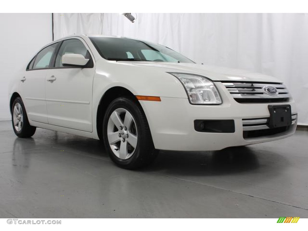 2008 Fusion SE V6 AWD - White Suede / Camel photo #3