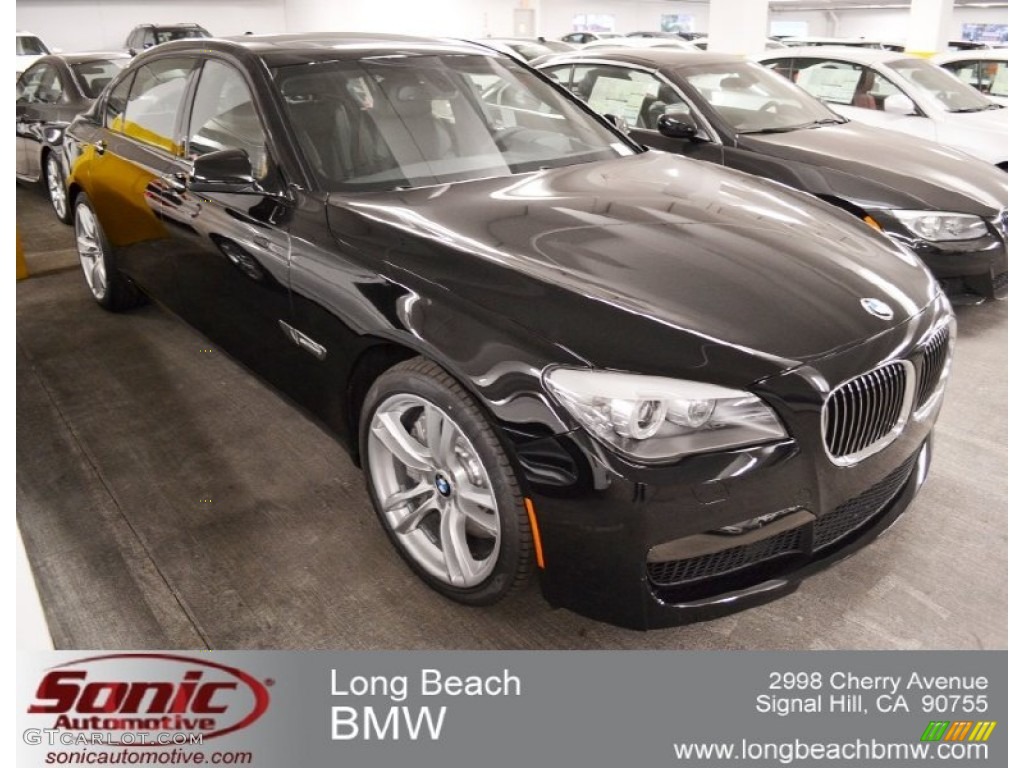2012 7 Series 750Li Sedan - Jet Black / Black photo #1