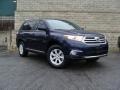 Nautical Blue Metallic 2012 Toyota Highlander SE 4WD