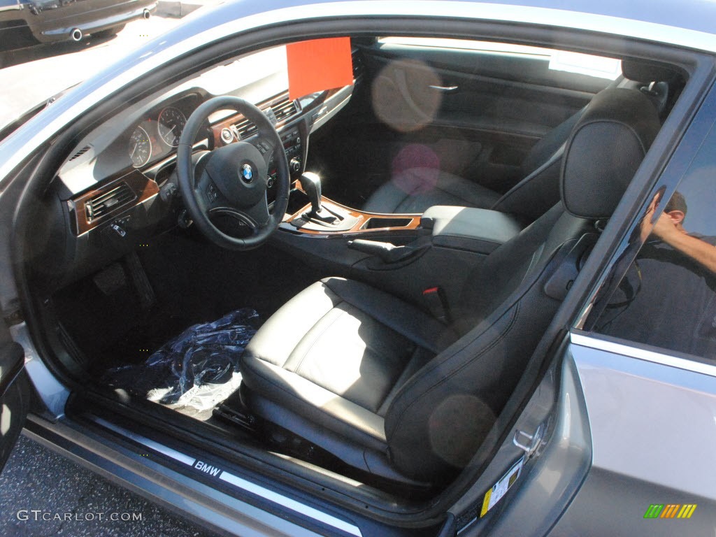 2011 3 Series 328i Coupe - Space Gray Metallic / Black photo #14