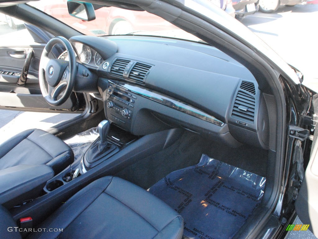 2008 1 Series 135i Convertible - Jet Black / Black photo #4
