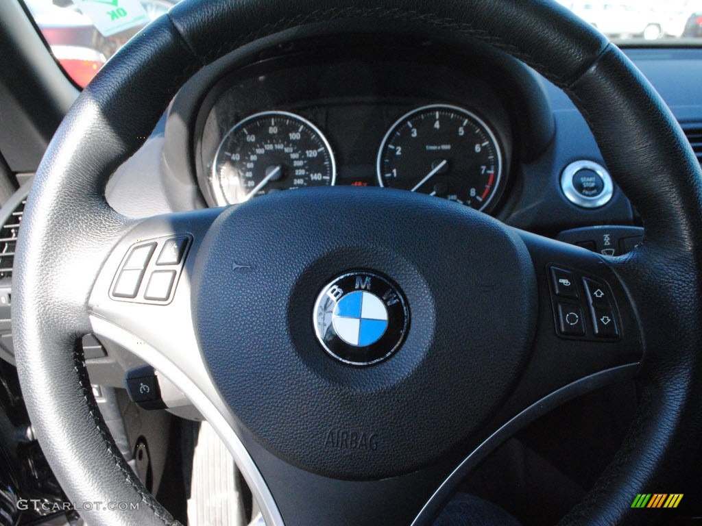 2008 1 Series 135i Convertible - Jet Black / Black photo #18