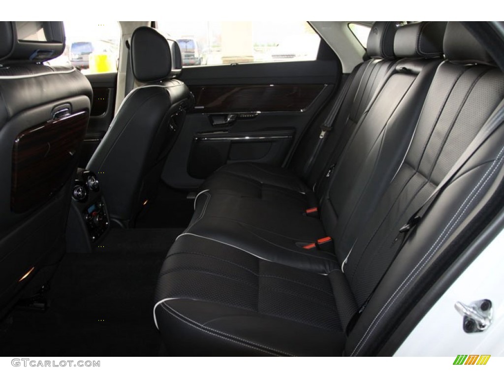 Jet/Ivory Interior 2012 Jaguar XJ XJL Supercharged Photo #58811568