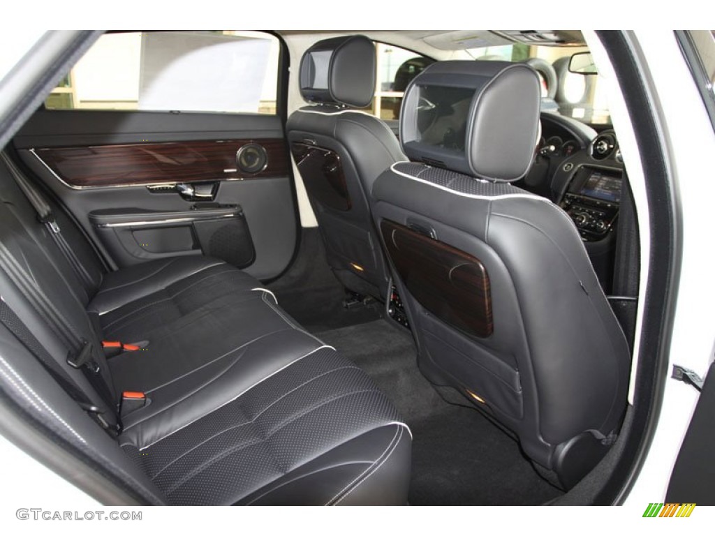 Jet/Ivory Interior 2012 Jaguar XJ XJL Supercharged Photo #58811700