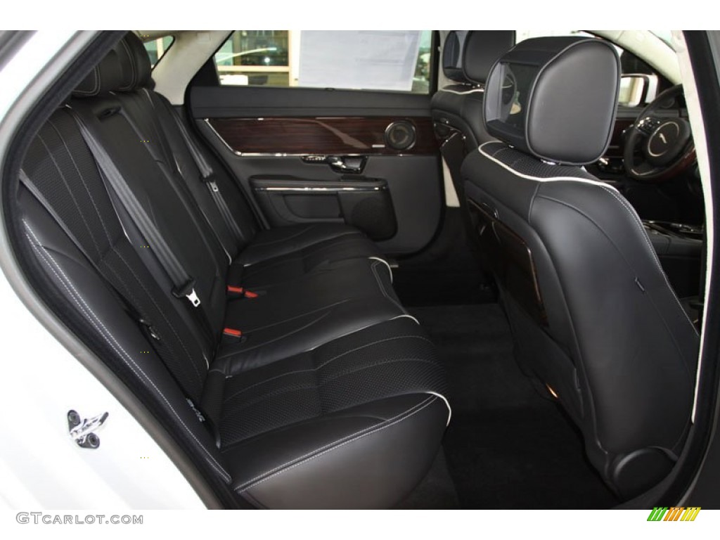 Jet/Ivory Interior 2012 Jaguar XJ XJL Supercharged Photo #58811706