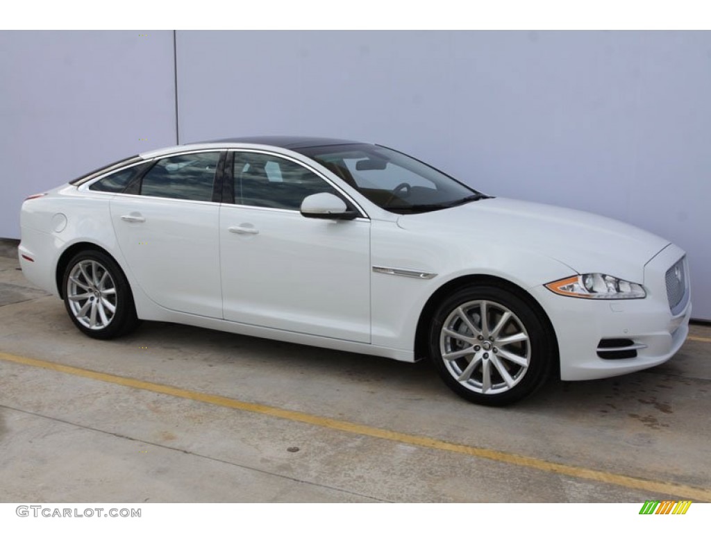 Polaris White 2012 Jaguar XJ XJ Exterior Photo #58811785