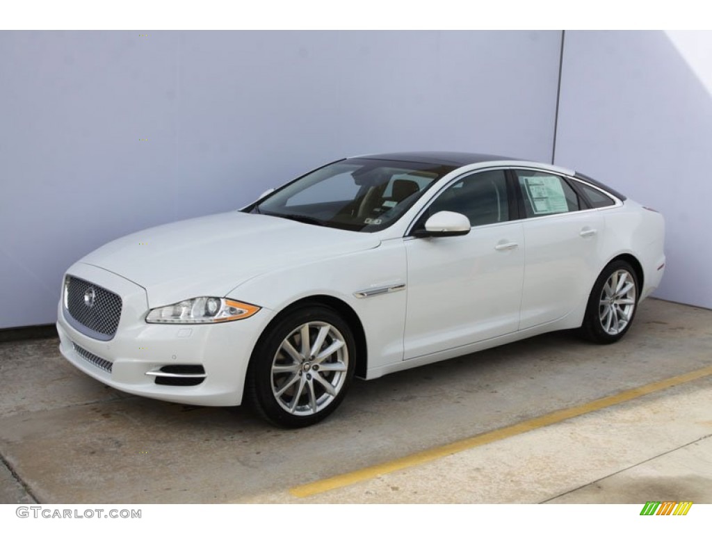 Polaris White 2012 Jaguar XJ XJ Exterior Photo #58811880