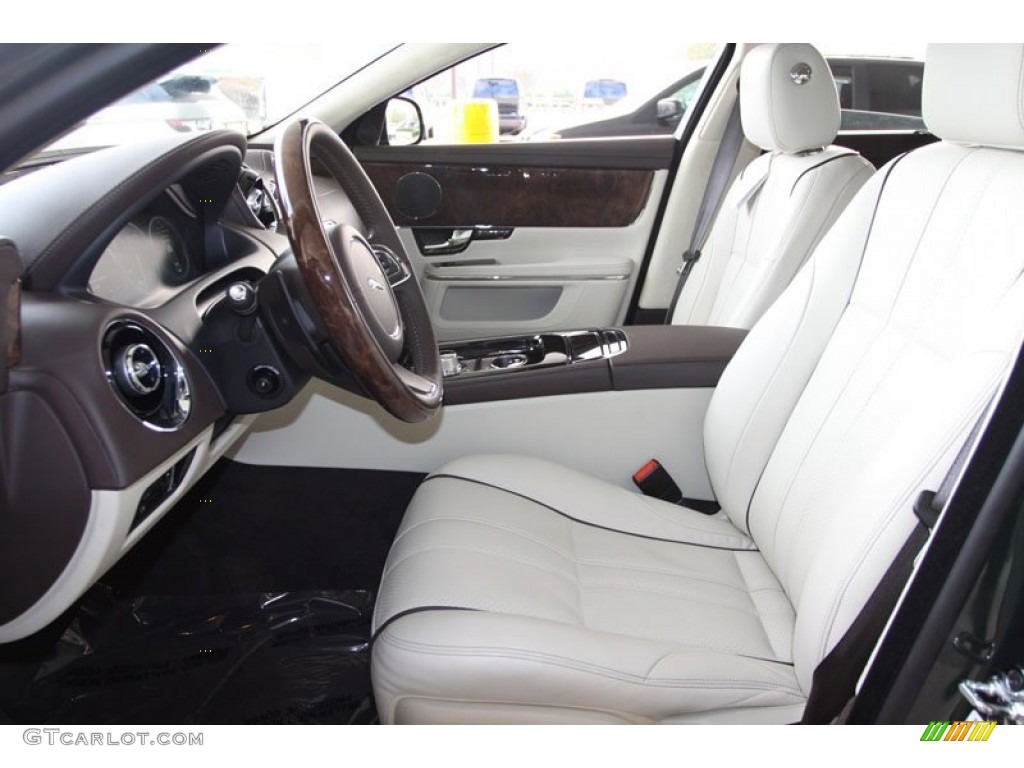 Ivory/Truffle Interior 2012 Jaguar XJ XJL Portfolio Photo #58812063
