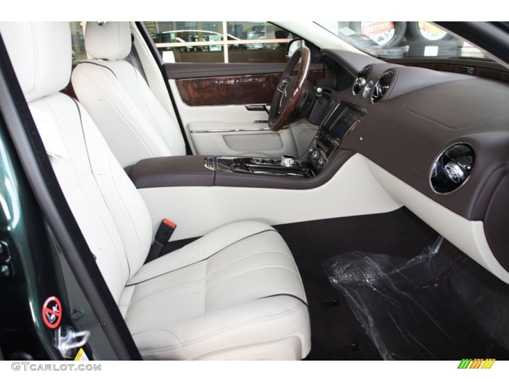 Ivory/Truffle Interior 2012 Jaguar XJ XJL Portfolio Photo #58812237