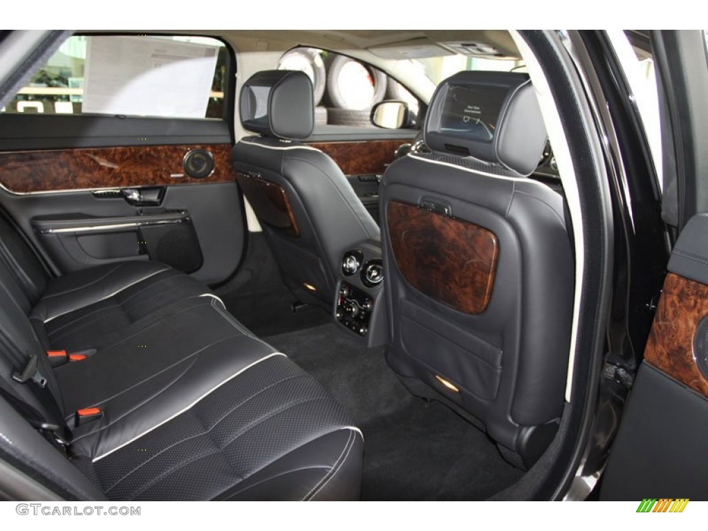 Jet/Ivory Interior 2012 Jaguar XJ XJL Portfolio Photo #58812465