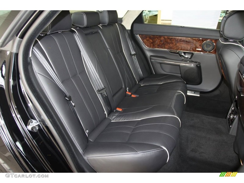 Jet/Ivory Interior 2012 Jaguar XJ XJL Portfolio Photo #58812471